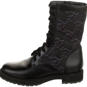 Fendi Kaligraphy leather Boots